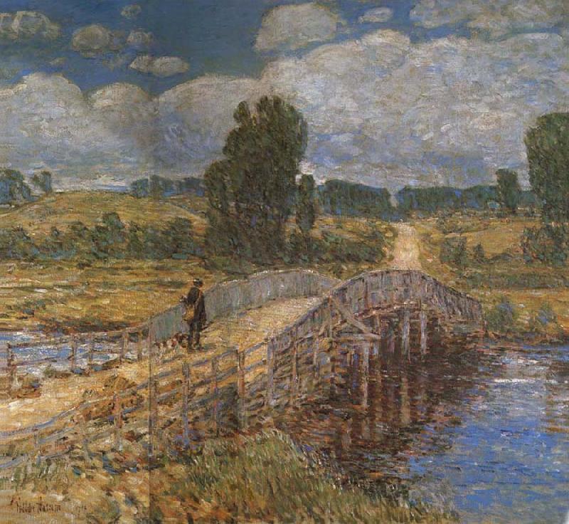 Childe Hassam Bridge at Old Lyme oil painting picture